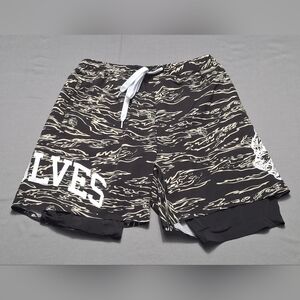 Darc Sport SEAL Shorts Mens Large Black Camo Limited 419/1000 Gym Training Rare